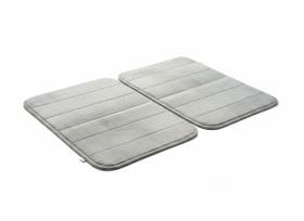 Kit 2 Tapetes Banheiro Antiderrapante Macio Absorvente 60x40 Kit 2 Tapetes Banheiro Antiderrapante Macio Absorvente 60x40