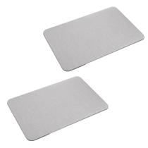 Kit 2 tapetes banheiro em pedra diatomácea secagem rápida tuut Kit 2 tapetes banheiro em pedra diatomácea secagem rápida tuut