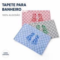 Kit 2 Tapetes De Banheiro Atoalhado Pezinho Toalha De Piso Pano Fino 100 Algodão 40x58cm Kit 2 Tapetes De Banheiro Atoalhado Pezinho Toalha De Piso Pano Fino 100 Algodão 40x58cm