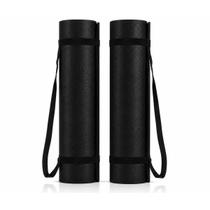 Kit 2 Tapetes de Yoga Eva Max 5mm Antiderrapante com Alça - Preto - Único Kit 2 Tapetes de Yoga Eva Max 5mm Antiderrapante com Alça - Preto - Único