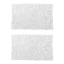 Kit 2 Tapetes para Banheiro Bolinha Antiderrapante 38x58cm Microfibra