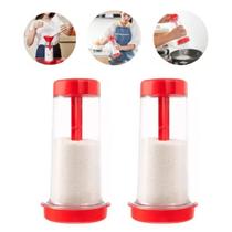 Kit 2 Tapioqueiras Peneira Povilhador Tapioca Sem Sujeira