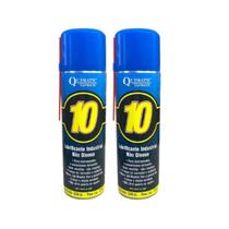 Kit 2 Tapmatic 10 Lubrificante Aerosol Quimatic 300Ml Produto Multiuso Para Lubrificação Proteção Contra Ferrugem Redução De Atrito E Ruídos Aa1
