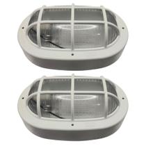 Kit 2 Tartarugas Brancas Ilumi 16110 Parede Teto Interno Externo Fachada Técnica Sobrepor Iluminação