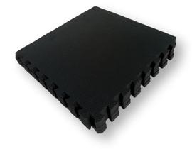 Kit 2 Tatames Tapetes EVA 50x50x1,5cm 15mm preto Kit 2 Tatames Tapetes EVA 50x50x1,5cm 15mm preto