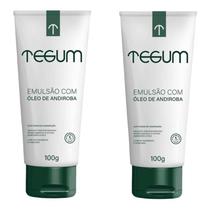 KIT 2 Tegum Emulsão Com Óleo De Andiroba 100g