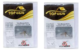 Kit 2 Tela Anti Inseto 130x150cm Janela Mosquiteiro Mosquito da Dengue