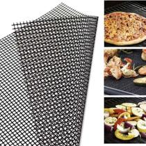 Kit 2 Tela Grill Para Churrasco Antiaderente Teflon Grelha Kit 2 Tela Grill Para Churrasco Antiaderente Teflon Grelha