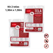 Kit 2 Tela Mosquiteiro Anti - Inseto Mosquito Janela