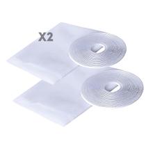 Kit 2 Tela Mosquiteiro Janela Anti Mosquito Inseto Pernilongo Ajustável Kit 2 Tela Mosquiteiro Janela Anti Mosquito Inseto Pernilongo Ajustável