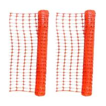 Kit 2 Tela Sinalização Tapume Plastcor 1,20x50m Laranja Cerquite Kit 2 Tela Sinalização Tapume Plastcor 1,20x50m Laranja Cerquite