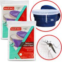 Kit 2 Tela Tampa Capa Para Caixa Dágua 500 Lt Sem Dengue Sujeiras