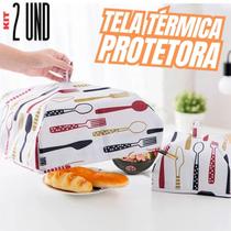 Kit 2 Tela Térmica Protetora Alimentos 40X40 Insetos Frutas - Mandacaru Express