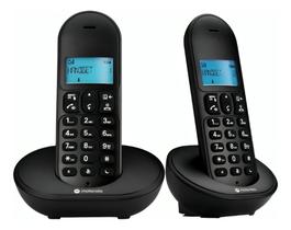 Kit 2 Telefone Sem Fio E Viva Voz Com Ramal Motorola Mt150-2