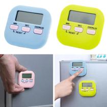 Kit 2 Temporizador Relógio Timer Digital Despertador Cozinha Top Kit 2 Temporizador Relógio Timer Digital Despertador Cozinha Top