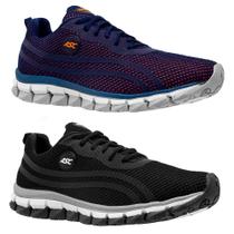 Kit 2 Tênis Ascension Masculino Caminhada Dia a Dia Macio