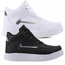 Kit 2 Tênis Botinha Feminina Bota Academia Super Macia