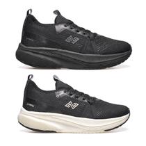 Kit 2 Tenis Casual Netsy Tamanho:38Cor:Preto