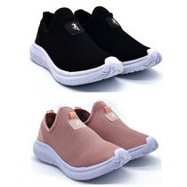 Kit 2 Tênis Corrida Feminino Esportivo Ultraleve Academia Caminhada Kit 2 Tênis Corrida Feminino Esportivo Ultraleve Academia Caminhada