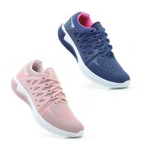 Kit 2 Tênis Esportivo Feminino Cadarço Academia Fitness Kit 2 Tênis Esportivo Feminino Cadarço Academia Fitness