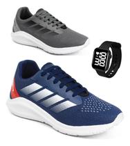 Kit 2 Tênis Esportivo Masculino Feminina Academia + Relógio Envio Rapido Kit 2 Tênis Esportivo Masculino Feminina Academia + Relógio Envio Rapido