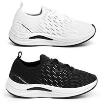 Kit 2 Tênis Feminino Caminhada Leve Confortável Ortopédico Kit 2 Tênis Feminino Caminhada Leve Confortável Ortopédico