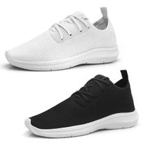 Kit 2 Tênis Feminino Leve Moderno Caminhada Confortavel Kit 2 Tênis Feminino Leve Moderno Caminhada Confortavel