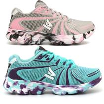 KIT 2 tenis feminino oldsen Colorado caminhada corrida academia