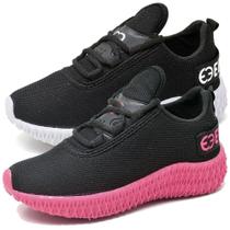 Kit 2 Tênis Infantil Feminino Esportivo Colmeia Rosa Kit 2 Tênis Infantil Feminino Esportivo Colmeia Rosa