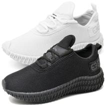 Kit 2 Tênis Infantil Masculino Esportivo Colmeia Black Kit 2 Tênis Infantil Masculino Esportivo Colmeia Black