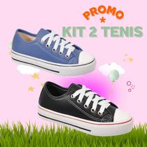 KIT 2 TÊNIS INFANTIL PROMOÇÃO - Conforto e Estilo para Crianças KIT 2 TÊNIS INFANTIL PROMOÇÃO - Conforto e Estilo para Crianças