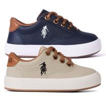 Kit 2 Tênis Infantil Sapatenis Casual Da Polo Open Barato