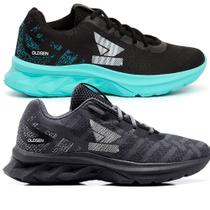 kit 2 Tenis Masculino Academia Feminino Oldsen Treino Confortável kit 2 Tenis Masculino Academia Feminino Oldsen Treino Confortável