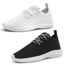 Kit 2 Tênis Masculino Caminhada Leve Moderno Academia Kit 2 Tênis Masculino Caminhada Leve Moderno Academia