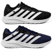 Kit 2 Tenis Masculino esportivo confortável academia novo leve original oldsen Intense Kit 2 Tenis Masculino esportivo confortável academia novo leve original oldsen Intense