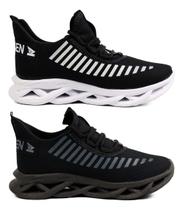 Kit 2 Tênis Masculino Feminino Casual Para Academia Caminhada Corrida Trabalho Kit 2 Tênis Masculino Feminino Casual Para Academia Caminhada Corrida Trabalho