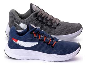 Kit 2 Tenis Masculino Infantil Escola Academia Treino Macio Original Oldsen Dia a Dia