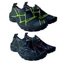 Kit 2 Tenis Masculino Sapatilha Hibrida Praia Jet ski Neoprene Aquática Náutica