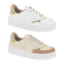 Kit 2 Tênis Moleca Feminino Moderno Versátil Casual Leve