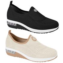 Kit 2 Tênis Ortopédico Modare Ultraconforto Feminino Casual