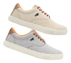 Kit 2 Tenis Polo Masculino Sapatenis Casual Lonado Leve Envio Imediato