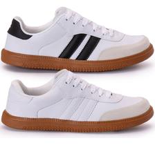Kit 2 Tenis Retrô Feminino Masculino Sapatenis Casual Leve Moderno Dia a Dia Original Confortavel Un