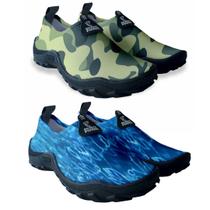 Kit 2 Tenis Sapatilha Pesca Treking caiaque Aquatica Beach Tennis Futevôlei Antiderrapante Náutica - Duarte Fisher