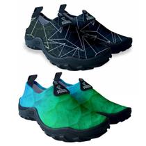 Kit 2 Tenis Sapatilha Pesca Treking caiaque Aquatica Beach Tennis Futevôlei Antiderrapante Náutica