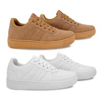 Kit 2 Tênis Street Ollie Juvenil Kings Menino Conforto