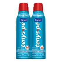Kit 2 Tenys Pé Baruel Jato Seco Menta Fresh 150ml