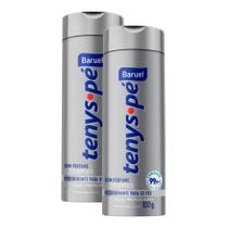 Kit 2 Tenys Pé Baruel Talco Sem Perfume 100g