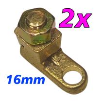Kit 2 Terminal de Pressão Sapata Botinha para Cabo 16mm Reforçado Kit 2 Terminal de Pressão Sapata Botinha para Cabo 16mm Reforçado
