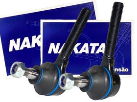 Kit 2 Terminal Ponteira de Direção Chevette Chevy Marajó NAKATA