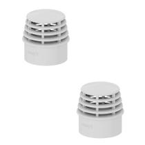 Kit 2 Terminal Ventilacao 2 Pol 50mm Tigre Anti Mal Cheiro